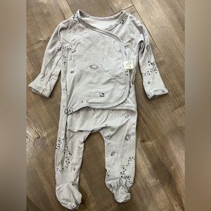 Bonsie skin to skin onesie with fold over cuffs.